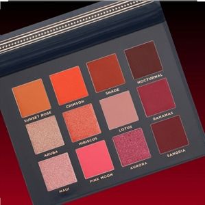 ACE BEAUTE SCARLET DUSK 12 Color Eyeshadow Palette